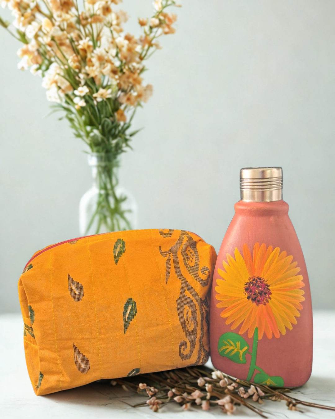 Sunny Terracotta Pair